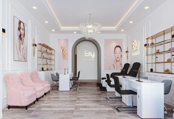 Theo kịp xu hướng thiết kế spa nail phong cách hiện đại